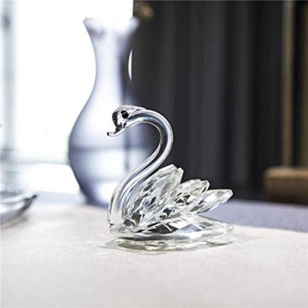 H&D Sparkle Swan Figurine